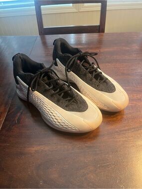 adidas Black and Light Beige Low-Top Sneakers